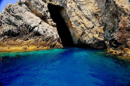 Sea cave on the island of Biševo