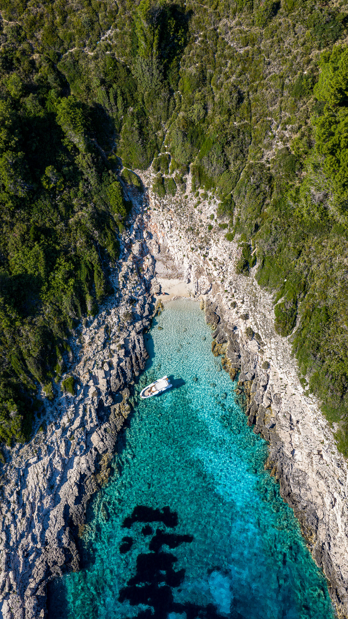 Stiniva Bay on Vis Island - secluded beach near Hvar