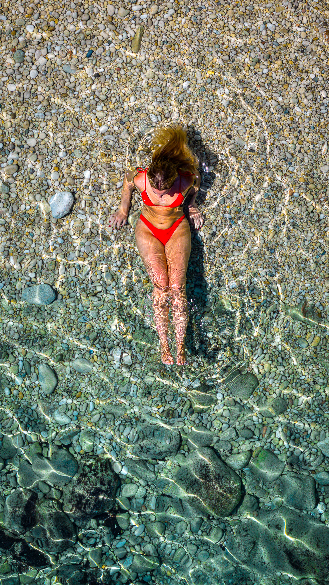 Crystal clear Adriatic water on Red Rocks & Pakleni Islands boat tour from Hvar